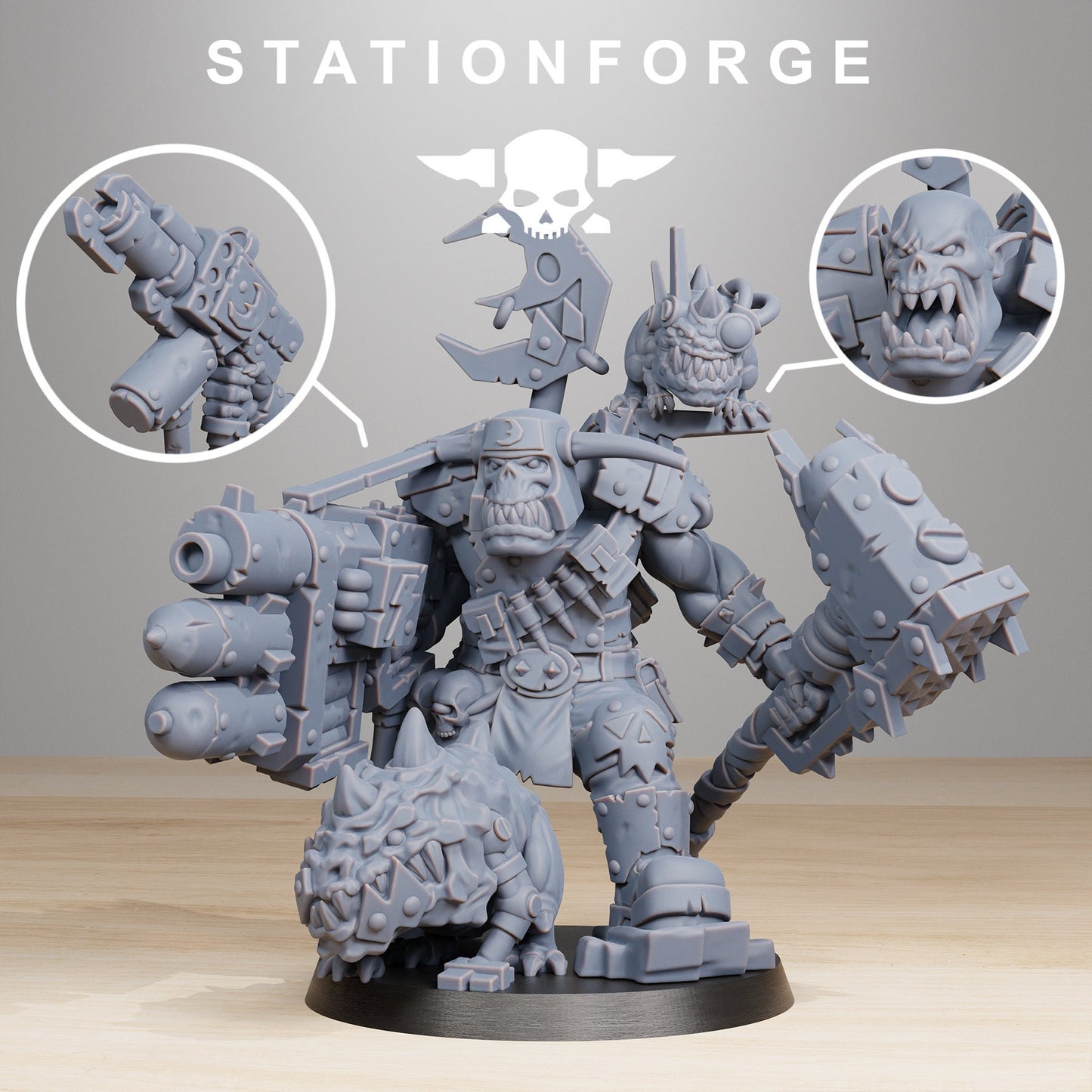 Orkaz BlackSkull - StationForge - 28mm