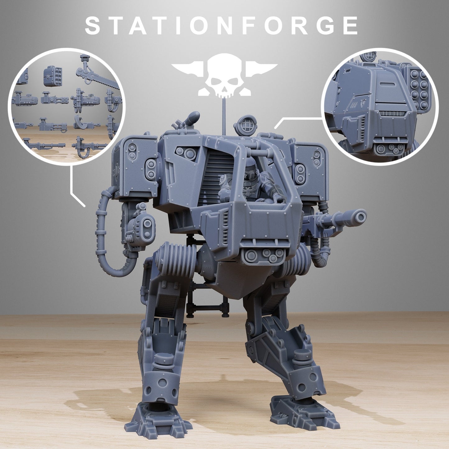 Vaskar Walker - StationForge - 28mm