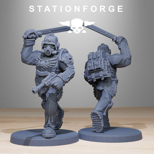 GrimGuard Elites v5 - StationForge - 28mm