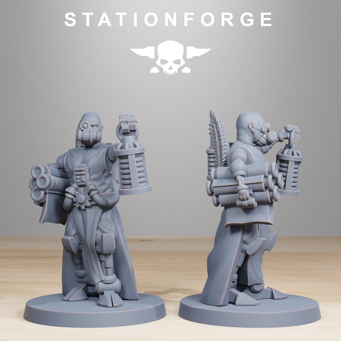 Scavenger Vicars v8 - StationForge - 28mm