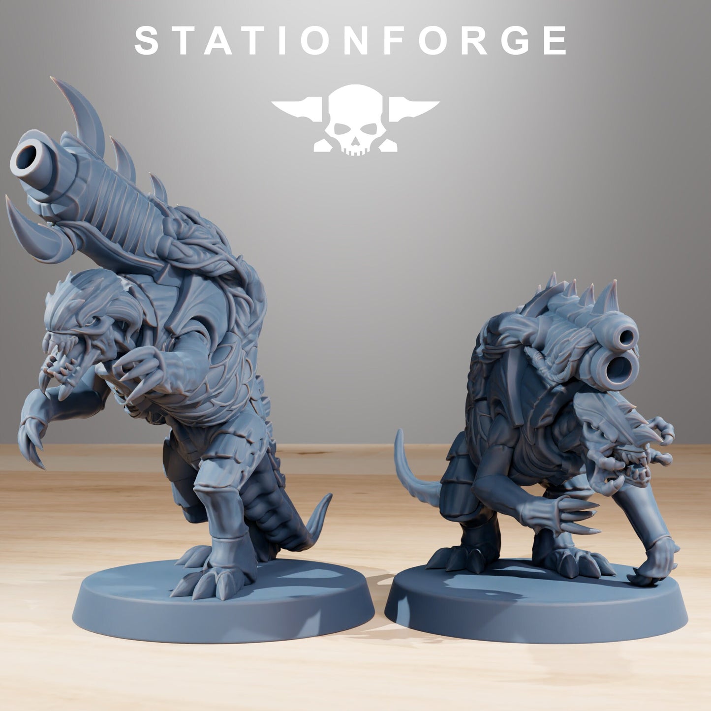 Xenarid Mortars v3 - StationForge - 28mm