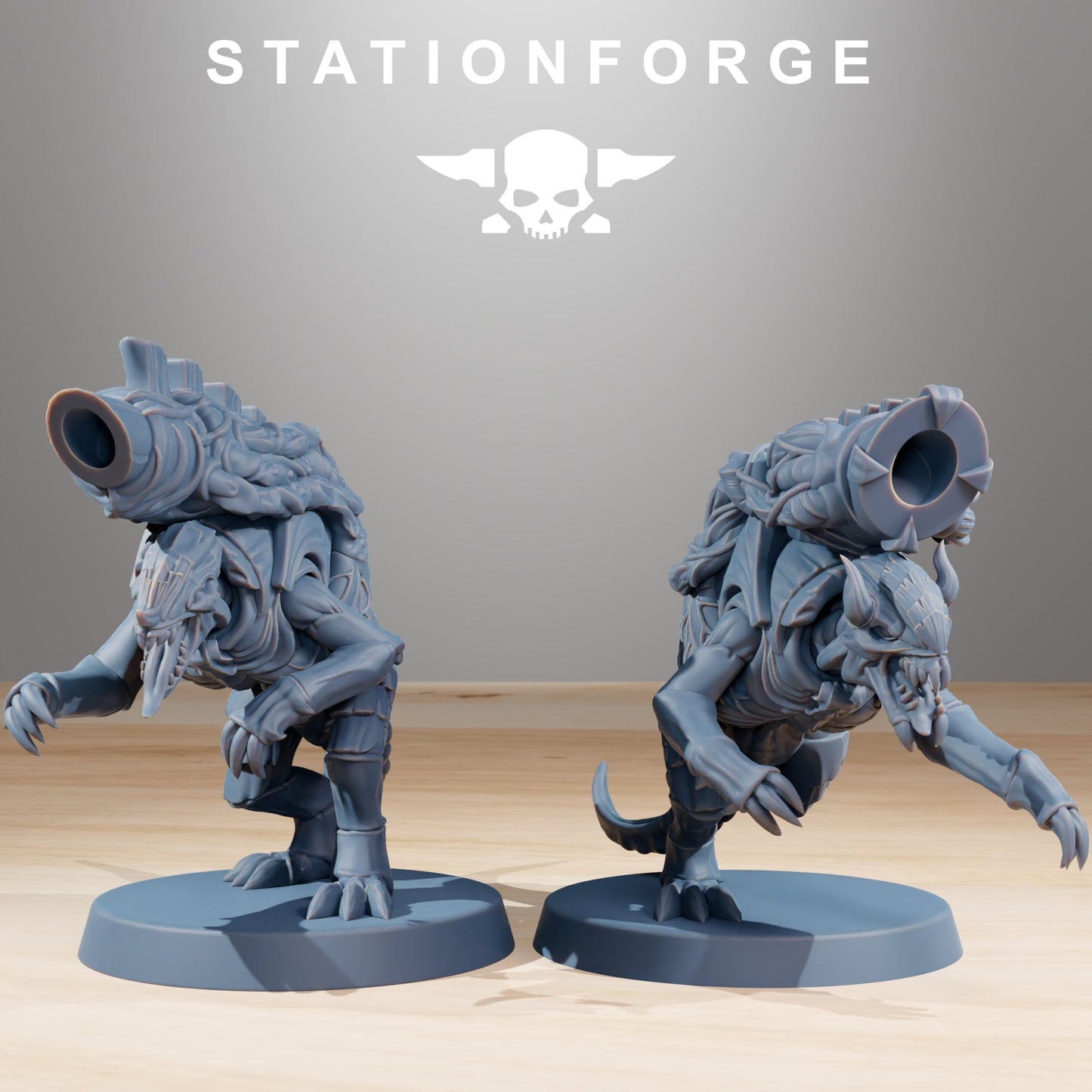 Xenarid Mortars v4 - StationForge - 28mm