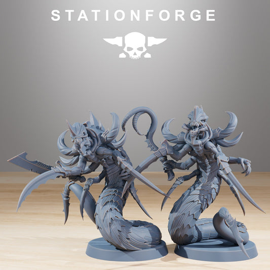 Xenarid Serpents v5 - StationForge - 28mm