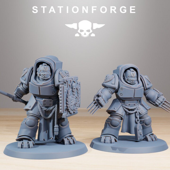 Socratis Vanguard Melee Unit v4 - StationForge - 28mm