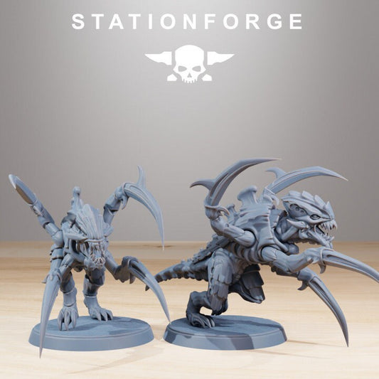 Xenarid Infantry Melee Unit v4 - StationForge - 28mm