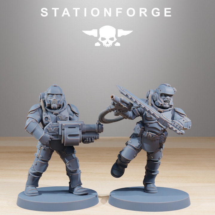 Vaskar Commandos v1 - StationForge - 28mm