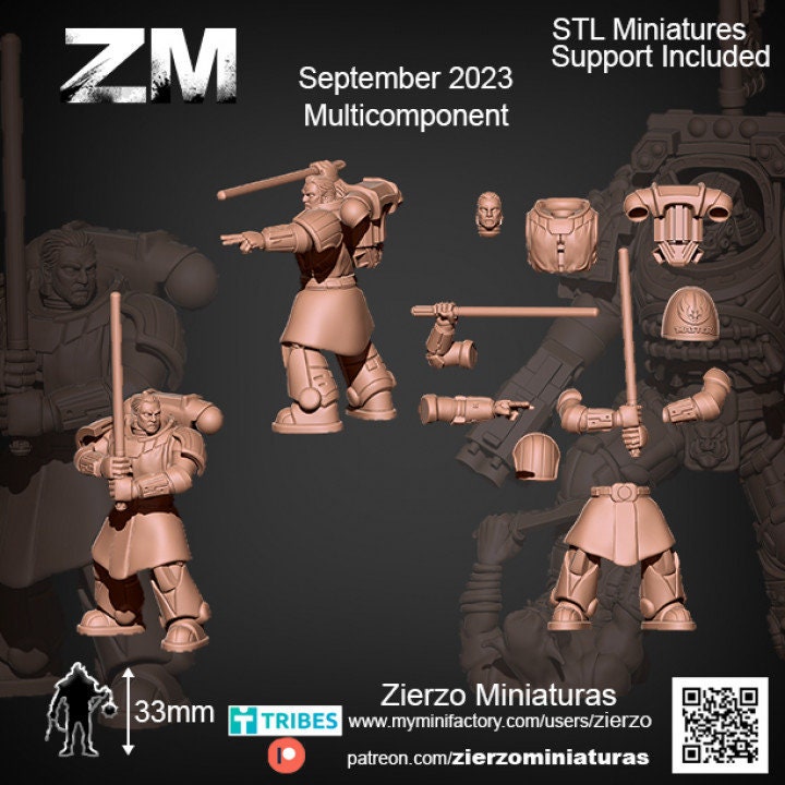 Clon Hero - Bits - 33mm- Zierzo Miniaturas