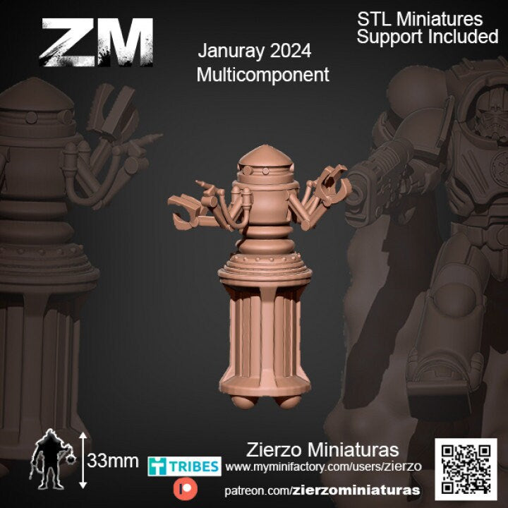 Doc and Droid - Bits - 33mm- Zierzo Miniaturas