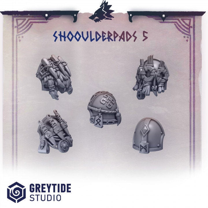 Shoulder pads 5 PH - Bits - - GreyTide Studio