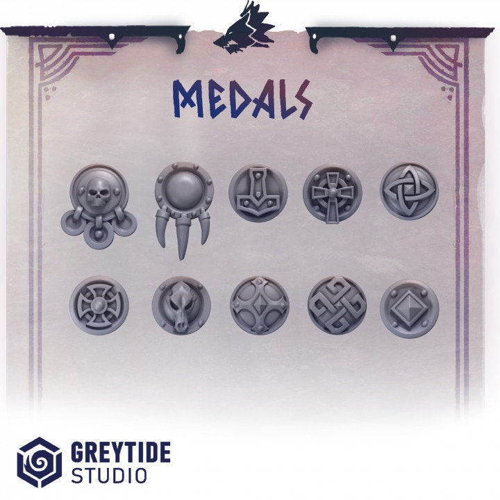 Medals decorations PH - Bits - - GreyTide Studio