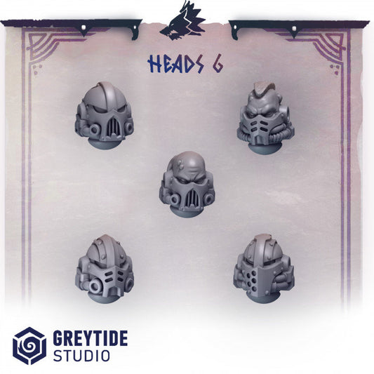 Heads 6 PH - Bits - - GreyTide Studio