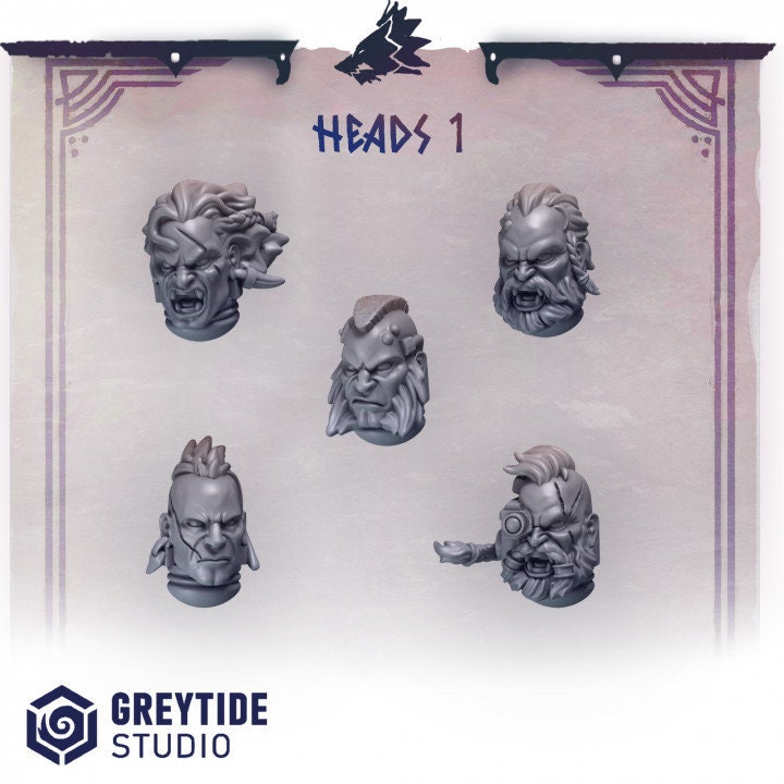 Heads 1 PH - Bits - - GreyTide Studio