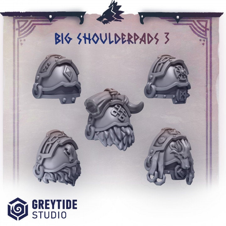 Big shoulder pads 3 PH - Bits - - GreyTide Studio