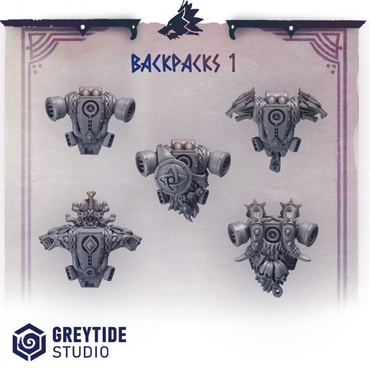 Backpacks 1 PH - Bits - - GreyTide Studio