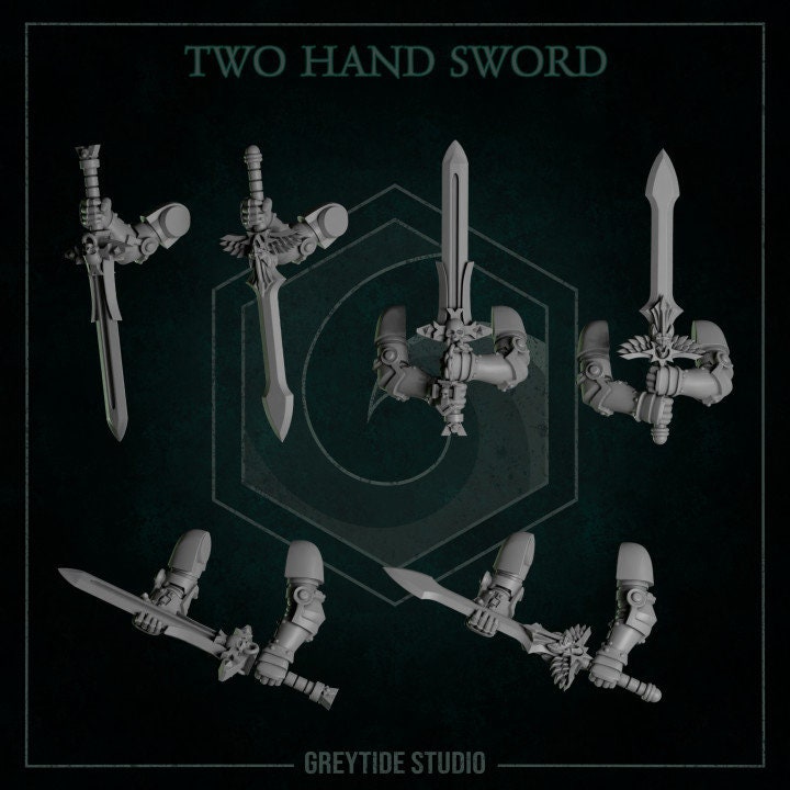 Two Handed Swords - Bits - GreyTide Studio