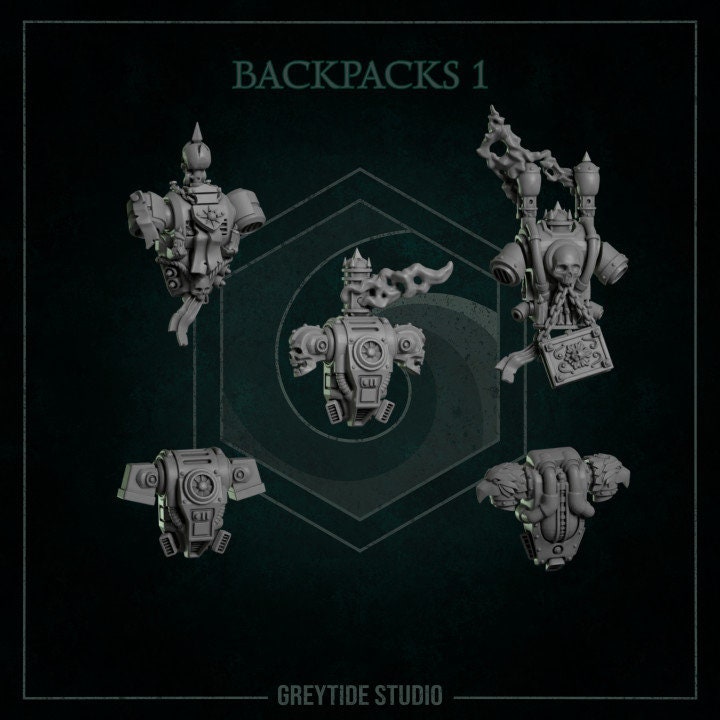 Backpacks 1 - Bits - GreyTide Studio