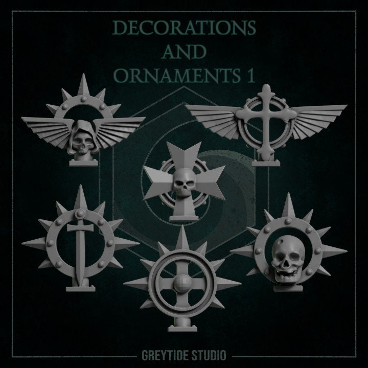 Decorations and Ornaments 1 - Bits - GreyTide Studio