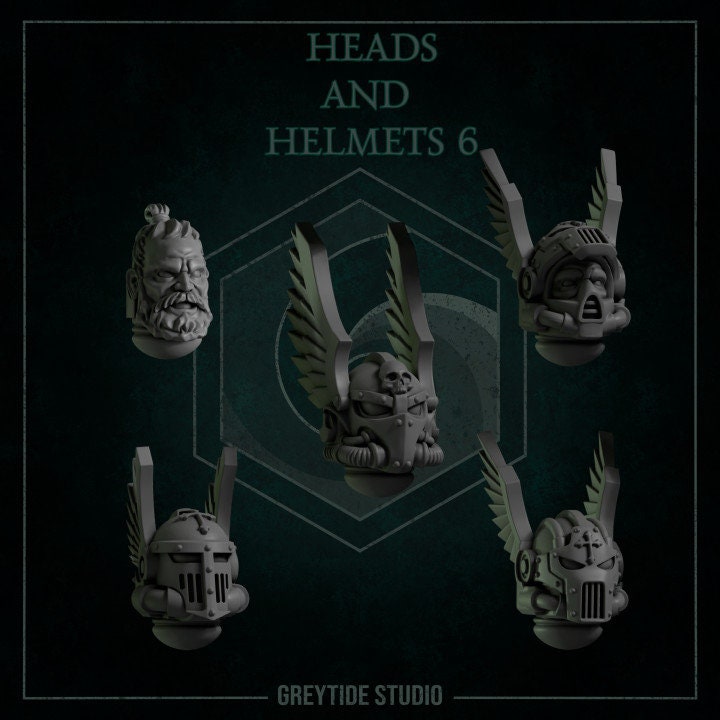 Heads and Helmets 6 - Bits - GreyTide Studio