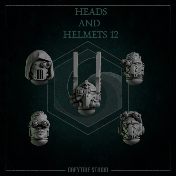 Heads and Helmets 12 - Bits - GreyTide Studio