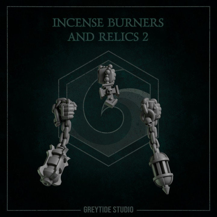 Incense Burners & Relics 2 - Bits - GreyTide Studio