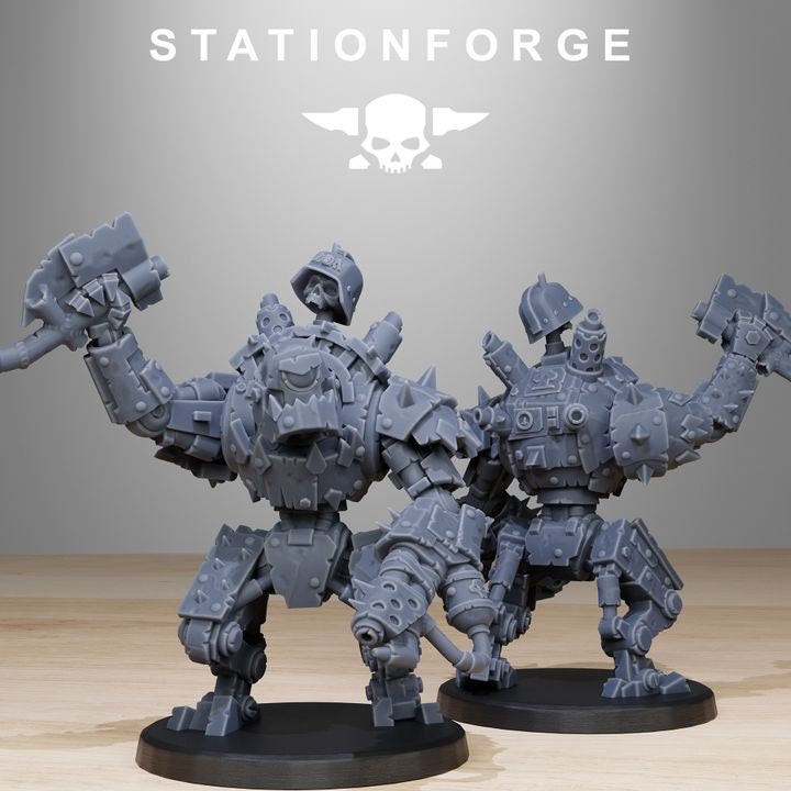 Orkaz Bots Infantry v2 - StationForge - 28mm