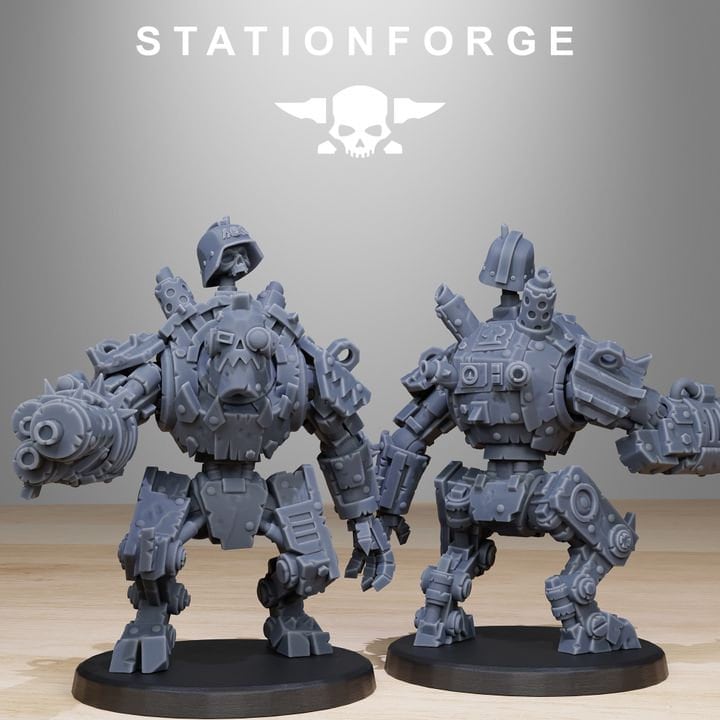 Orkaz Bots Infantry v3 - StationForge - 28mm