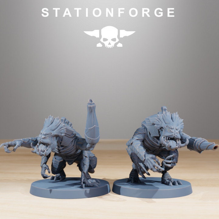 Xenarid Infantry v3 - StationForge - 28mm