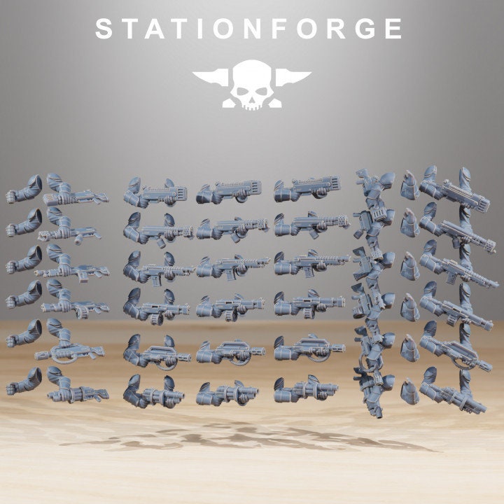 Arms and weapons v2 - Vaskar Infantry Builder Kit - StationForge - 28mm