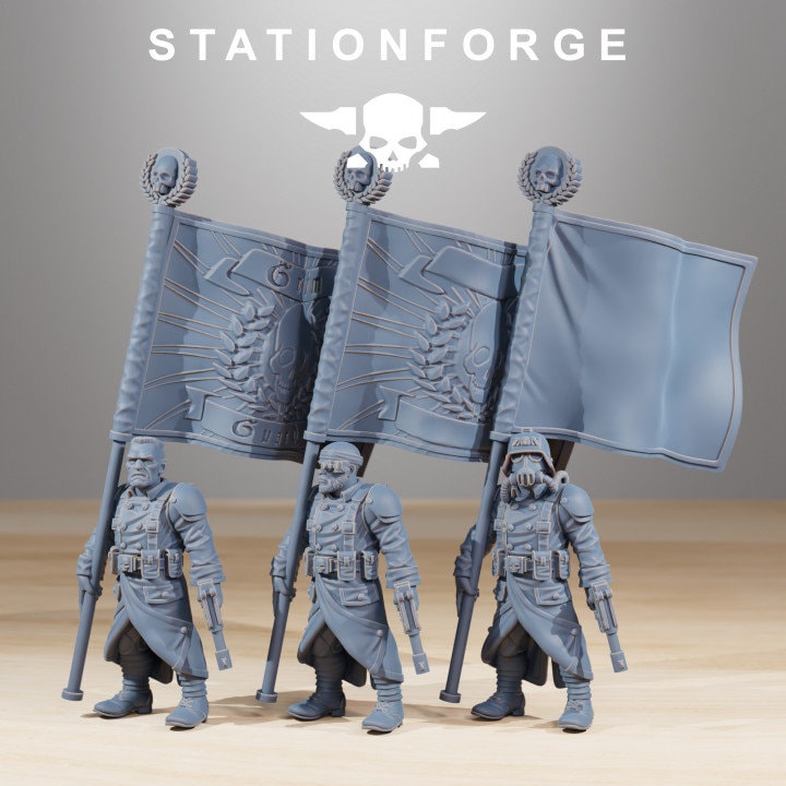 GrimGuard Combatants v2 - StationForge - 28mm