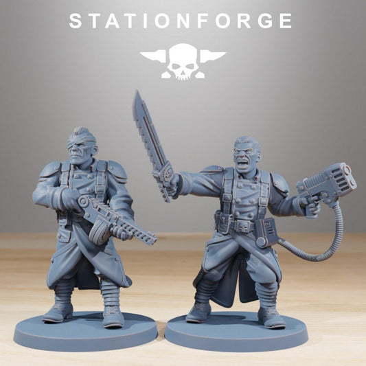 GrimGuard Combatants v3 - StationForge - 28mm