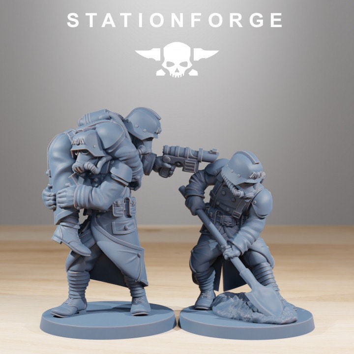 GrimGuard Casualties v2 - StationForge - 28mm