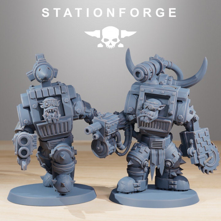 Orkaz Steelbrutes v1 - StationForge - 28mm