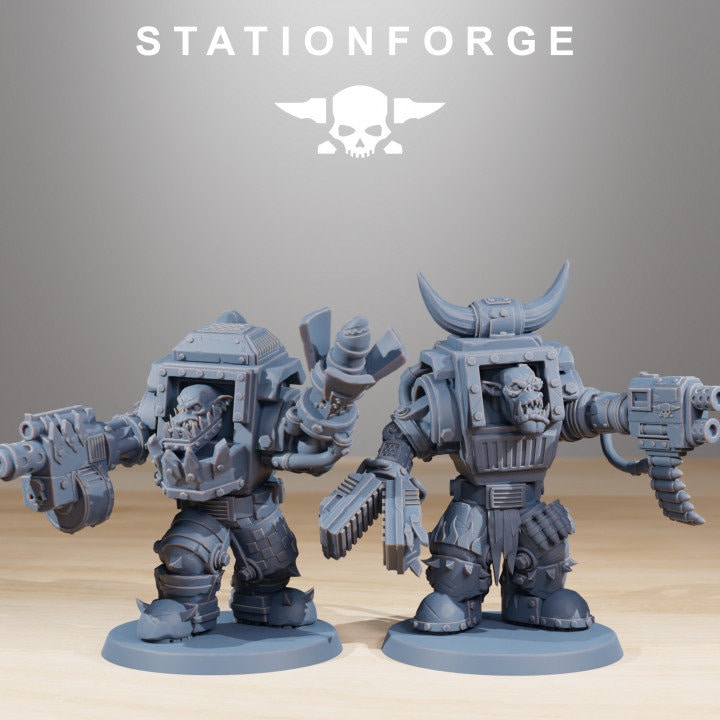 Orkaz Steelbrutes v3 - StationForge - 28mm