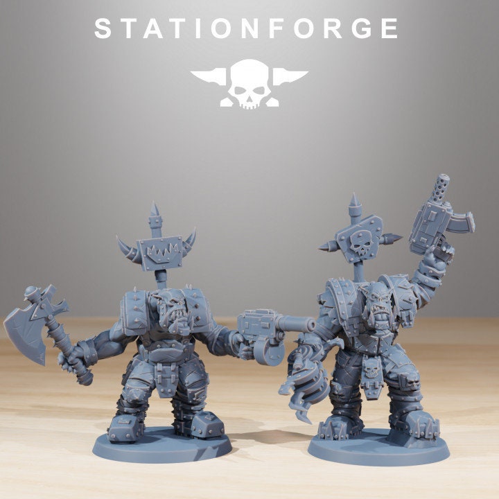 Orkaz SkullKrushers v2 - StationForge - 28mm