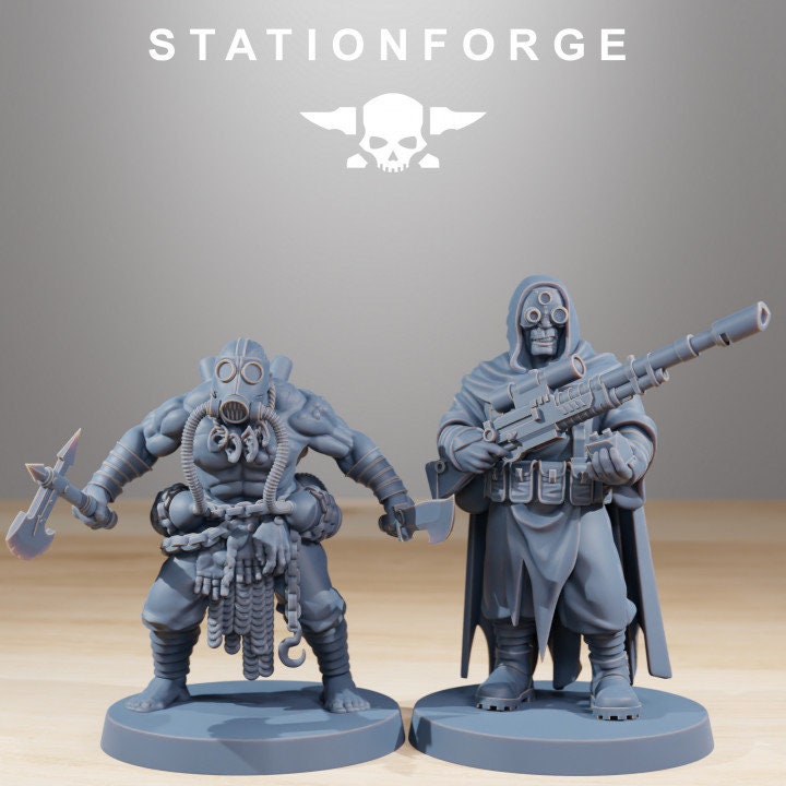 Corrupted Guard Nomads v1 - StationForge - 28mm