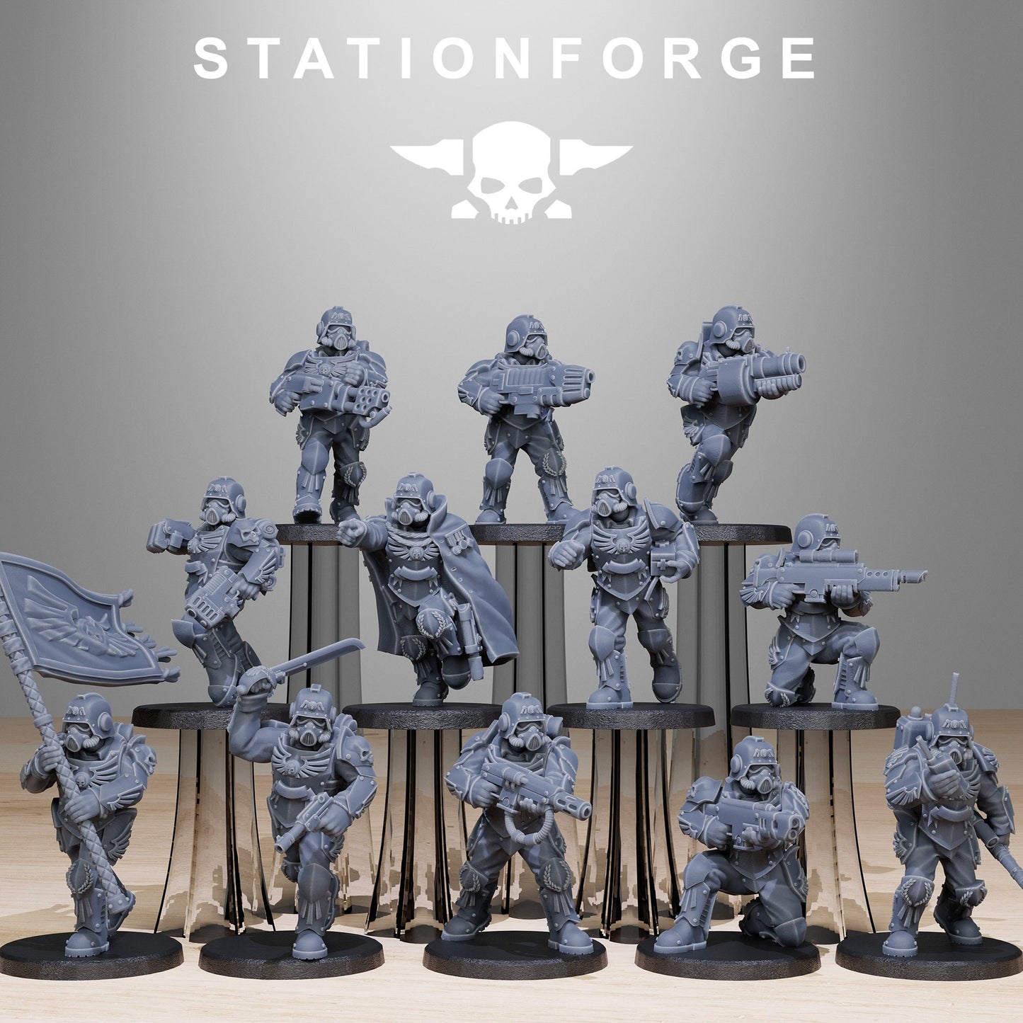 GrimGuard Elites - StationForge - 28mm