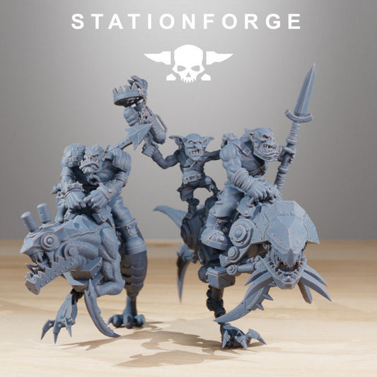 Orkaz Beast Riders v1 - StationForge - 28mm