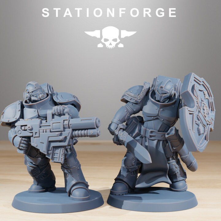 Socratis Knights v1 - StationForge - 28mm