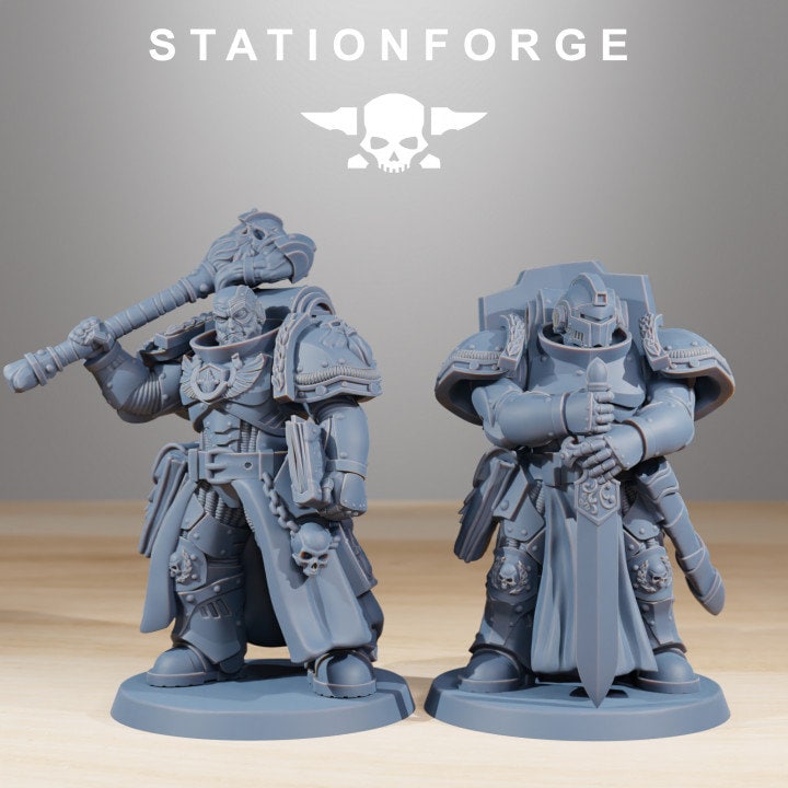 Socratis Knights v2 - StationForge - 28mm