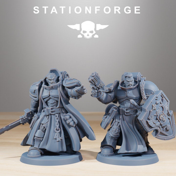 Socratis Knights v3 - StationForge - 28mm