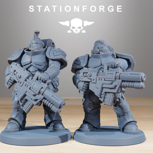 Socratis Knights v4 - StationForge - 28mm