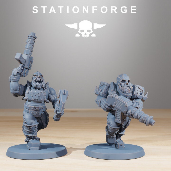 Orkaz Berserkers v1 - StationForge - 28mm