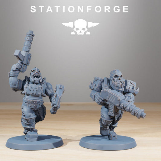 Orkaz Berserkers v1 - StationForge - 28mm