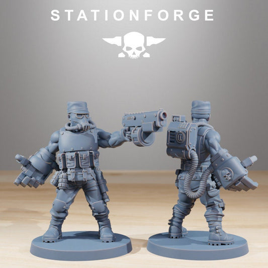 GrimGuard Hunters v5 - StationForge - 28mm