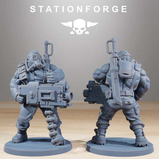 GrimGuard Hunters v7 - StationForge - 28mm