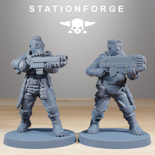 GrimGuard Hunters v8 - StationForge - 28mm