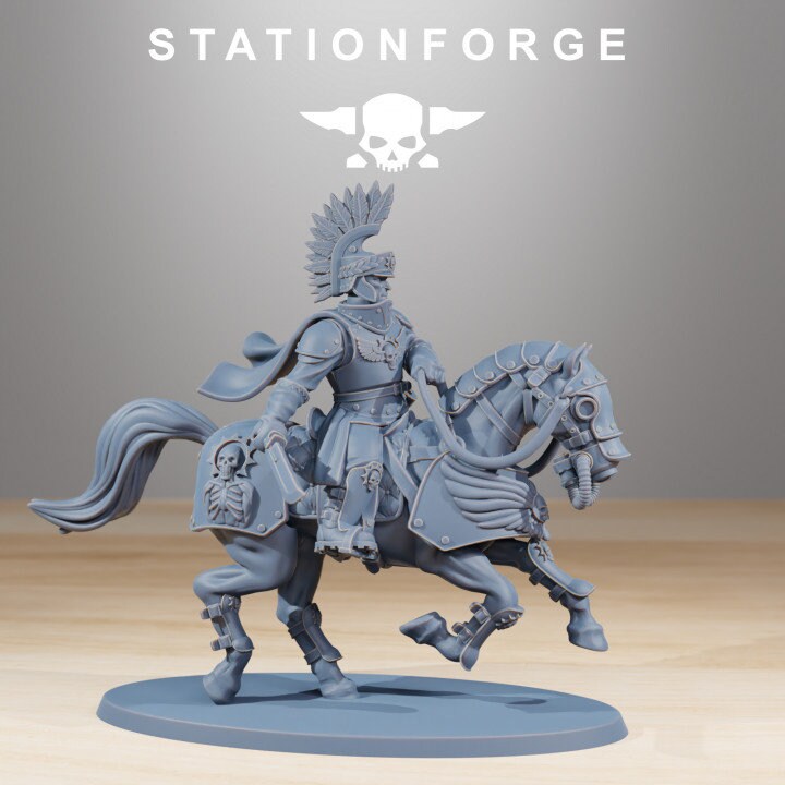 National Guard Cavalry Commanders v2 - StationForge - 28mm