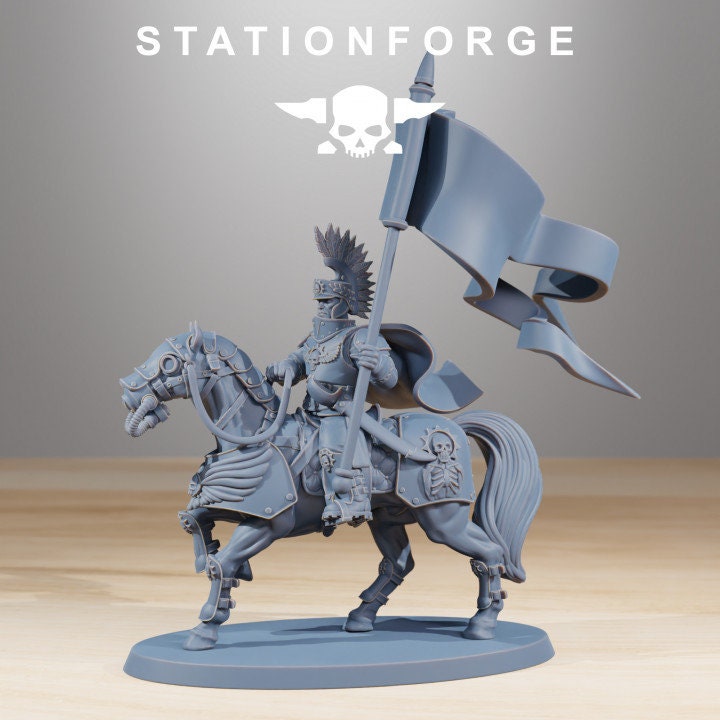 National Guard Cavalry Commanders v3 - StationForge - 28mm