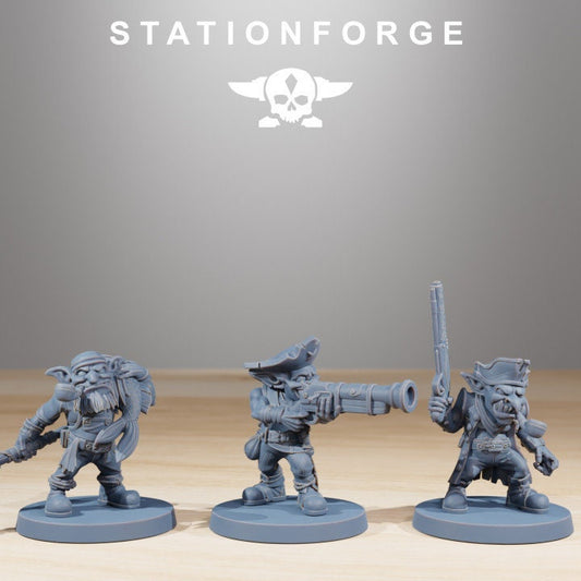 Gobs Pirates v2 - StationForge - 28mm