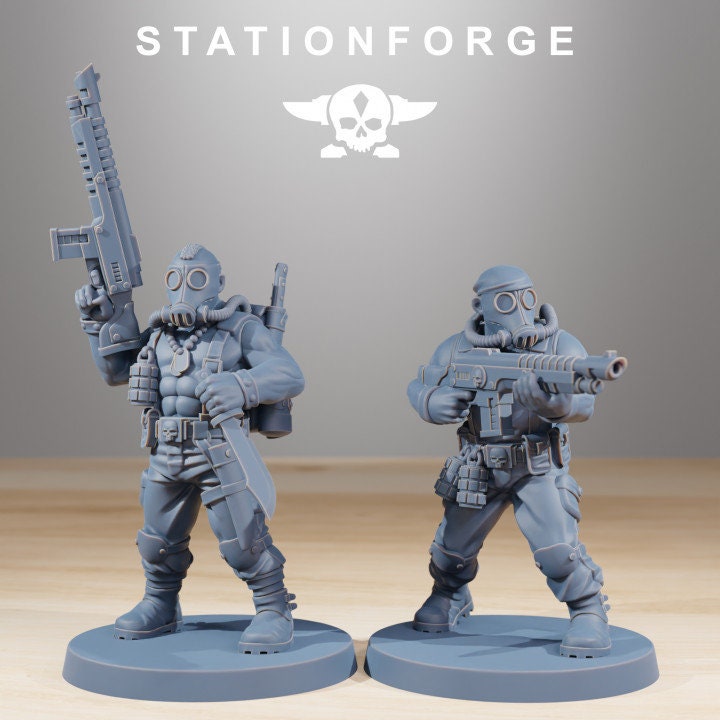 GrimGuard Jungle Fighters v5 - StationForge - 28mm